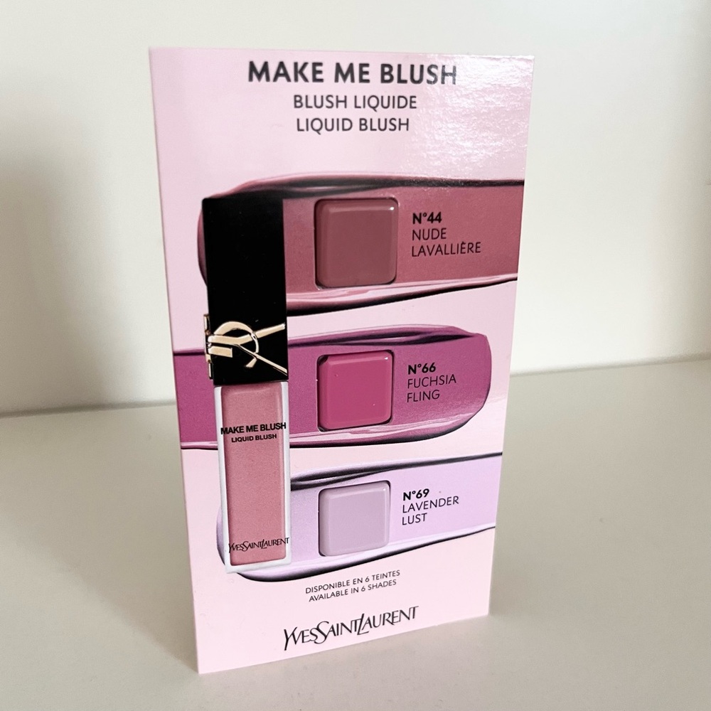 Hold Yves Saint Laurent Liquid Blush Set tester- Nude, Fuchsia, Lavender